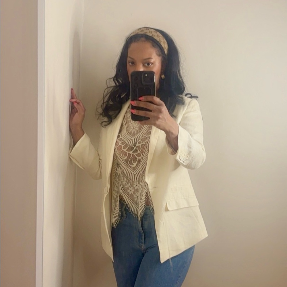Bishop + Young (Anthropology) lace blouse